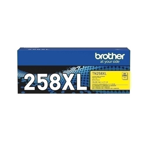 BROTHER TN258XLY TONER Cartridge High Yield Yellow